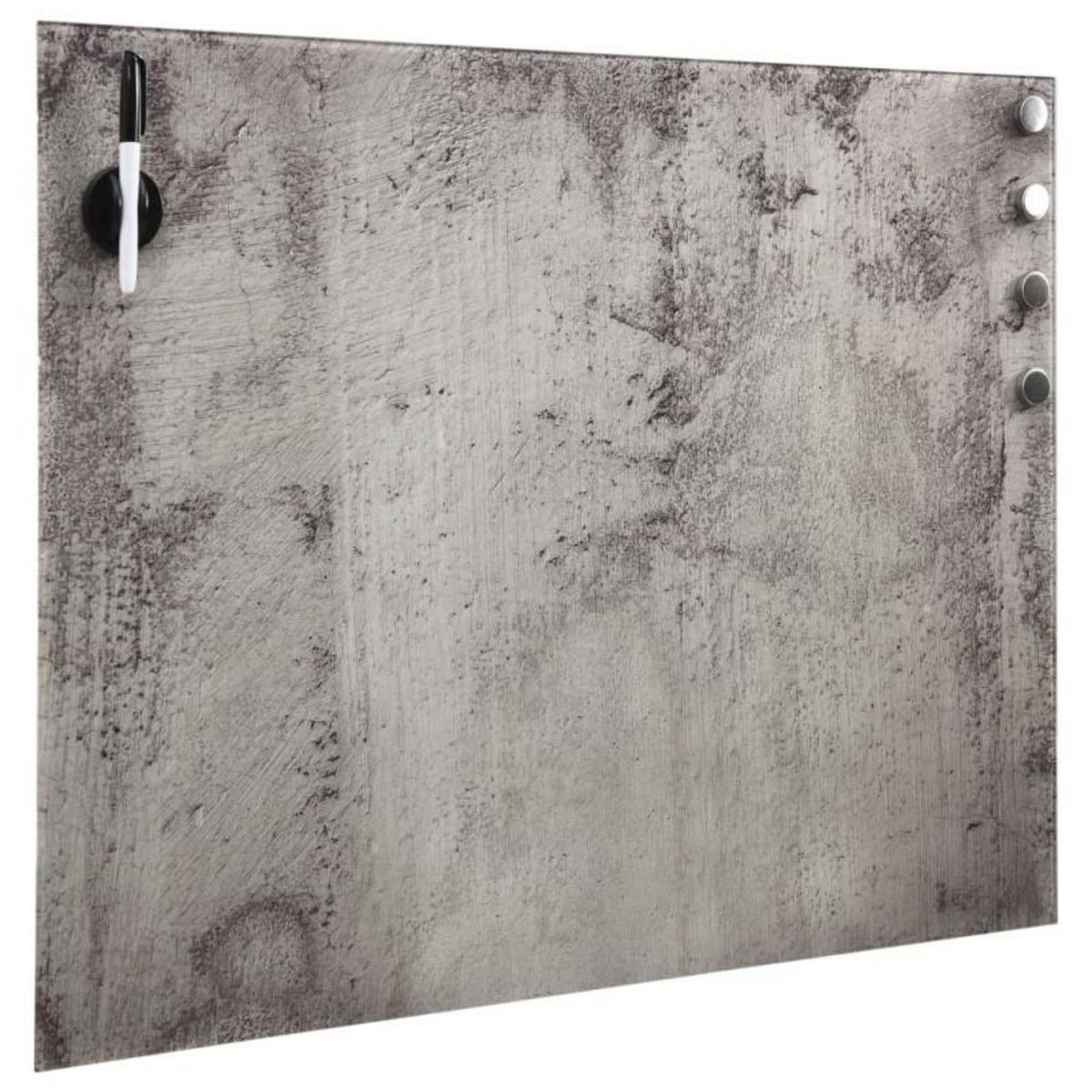 VIDAXL Tableau noir magnétique mural Verre 40x40 cm