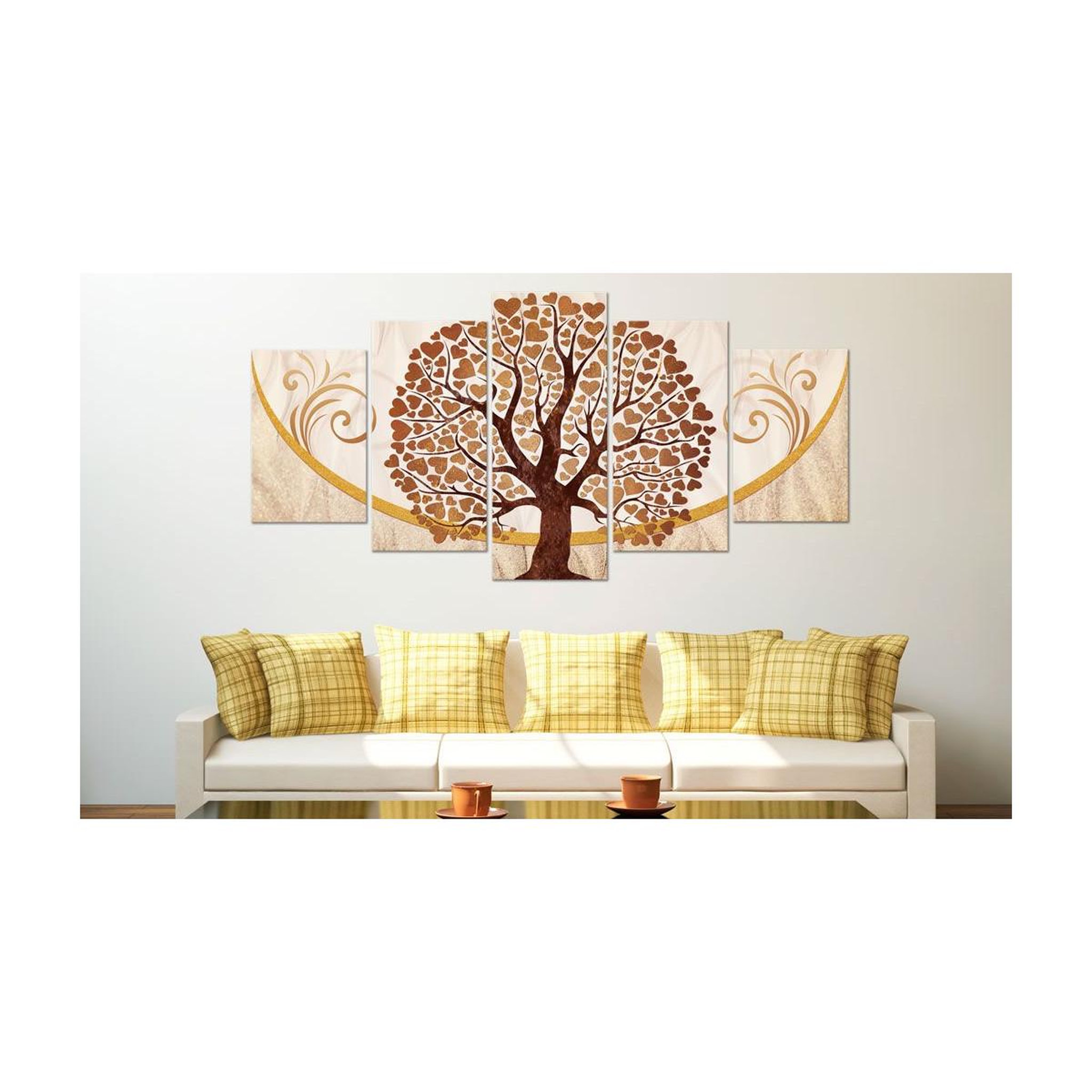 Voir la diapositive 2 : Paris Prix Tableau imprimé  arbre doré de l'amour