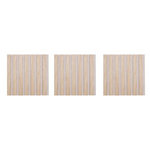 ATMOSPHERA Lot de 3 Panneaux Déco  Colva  30x30cm Beige