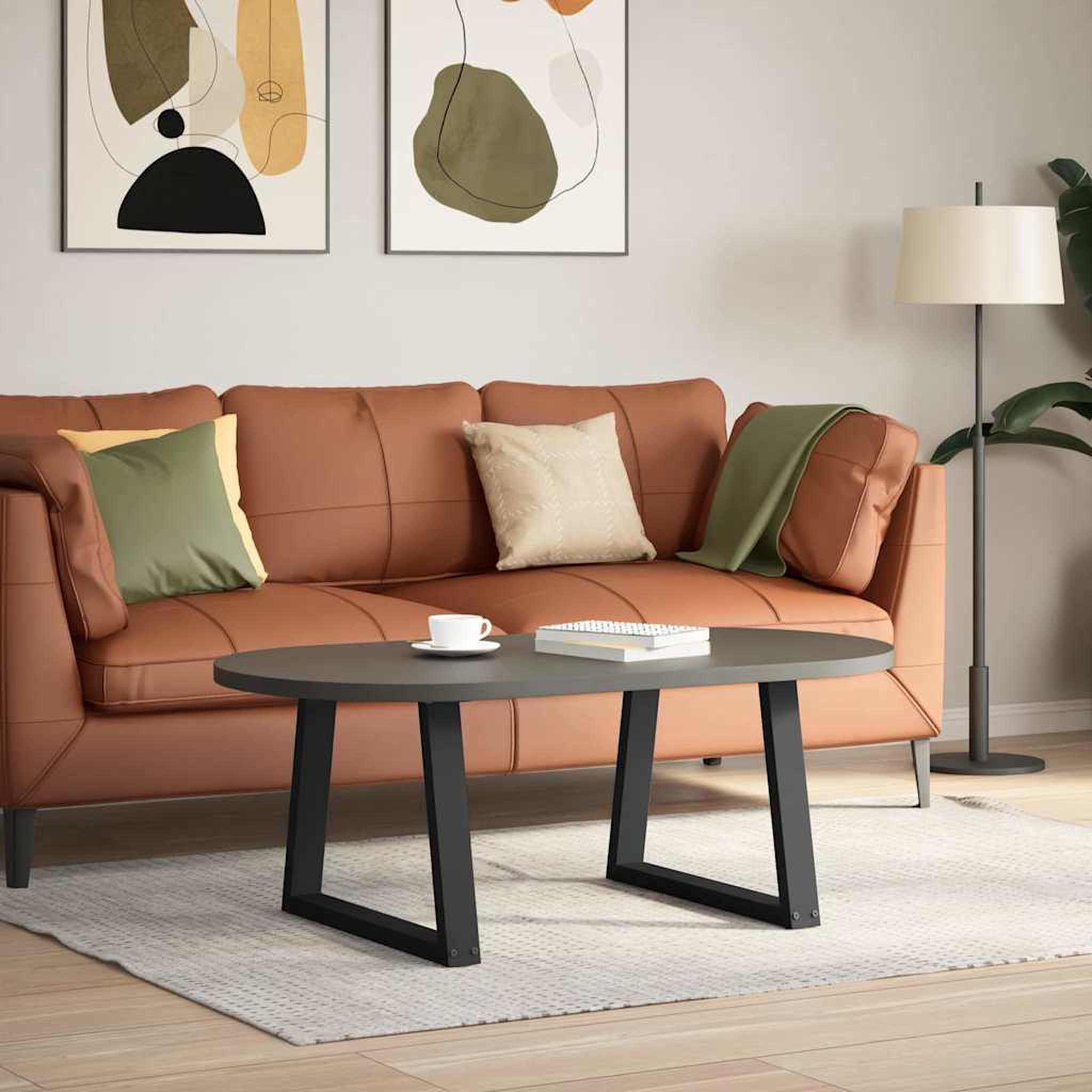 Voir la diapositive 2 : VIDAXL Pieds de table a manger forme V 2 pcs noir 70x(42-43,3)cm acier