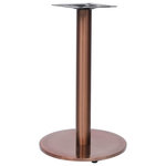 VIDAXL Pied de table de bistro dore Ø45x72 cm acier inoxydable