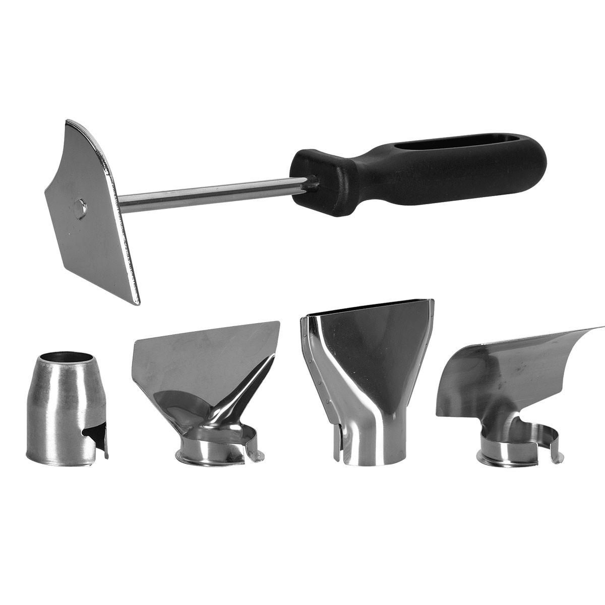 VITO Décapeur thermique 2000W 2 Vitesses Réglage digital de la Température 50-650°C 5 Accessoires Mallette VITO