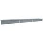 Voir la diapositive 2 : VIDAXL Lit sureleve de jardin Acier galvanise 600x80x45 cm Gris