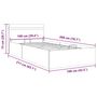Voir la diapositive 6 : VIDAXL Cadre de lit a rangement hydraulique sans matelas 100x200 cm