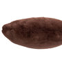 Voir la diapositive 2 : Paris Prix Coussin Imitation Fourrure  Cutie  45x45cm Marron