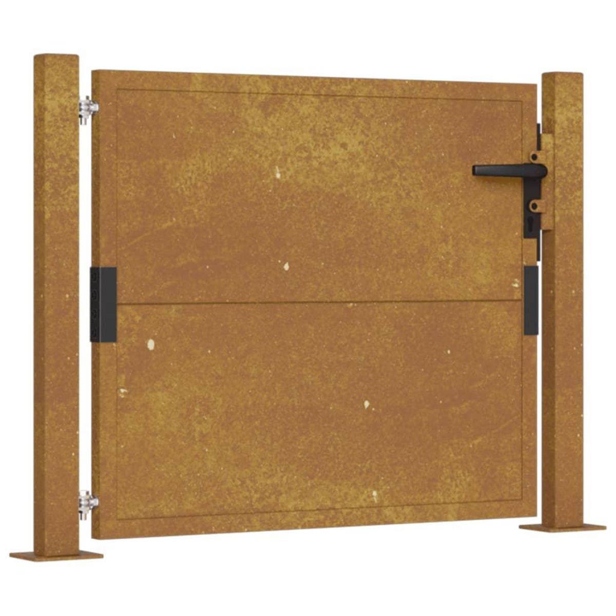 VIDAXL Portail de jardin 105x105 cm acier corten