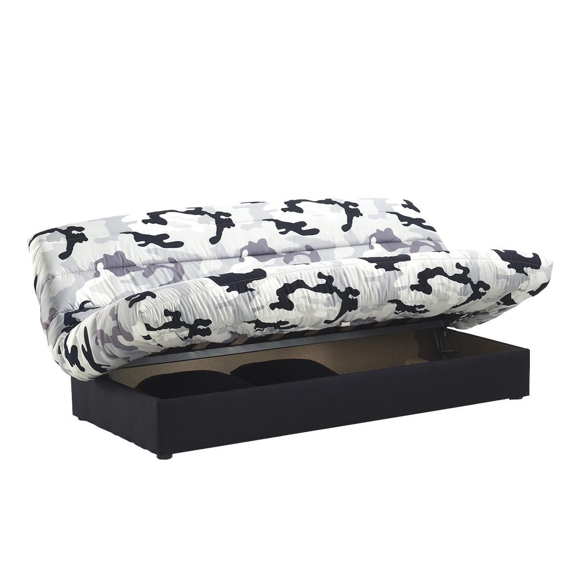 Banquette CLIC CLAC VIENNE matelas 12 cm mousse ferme 25 kg/m3