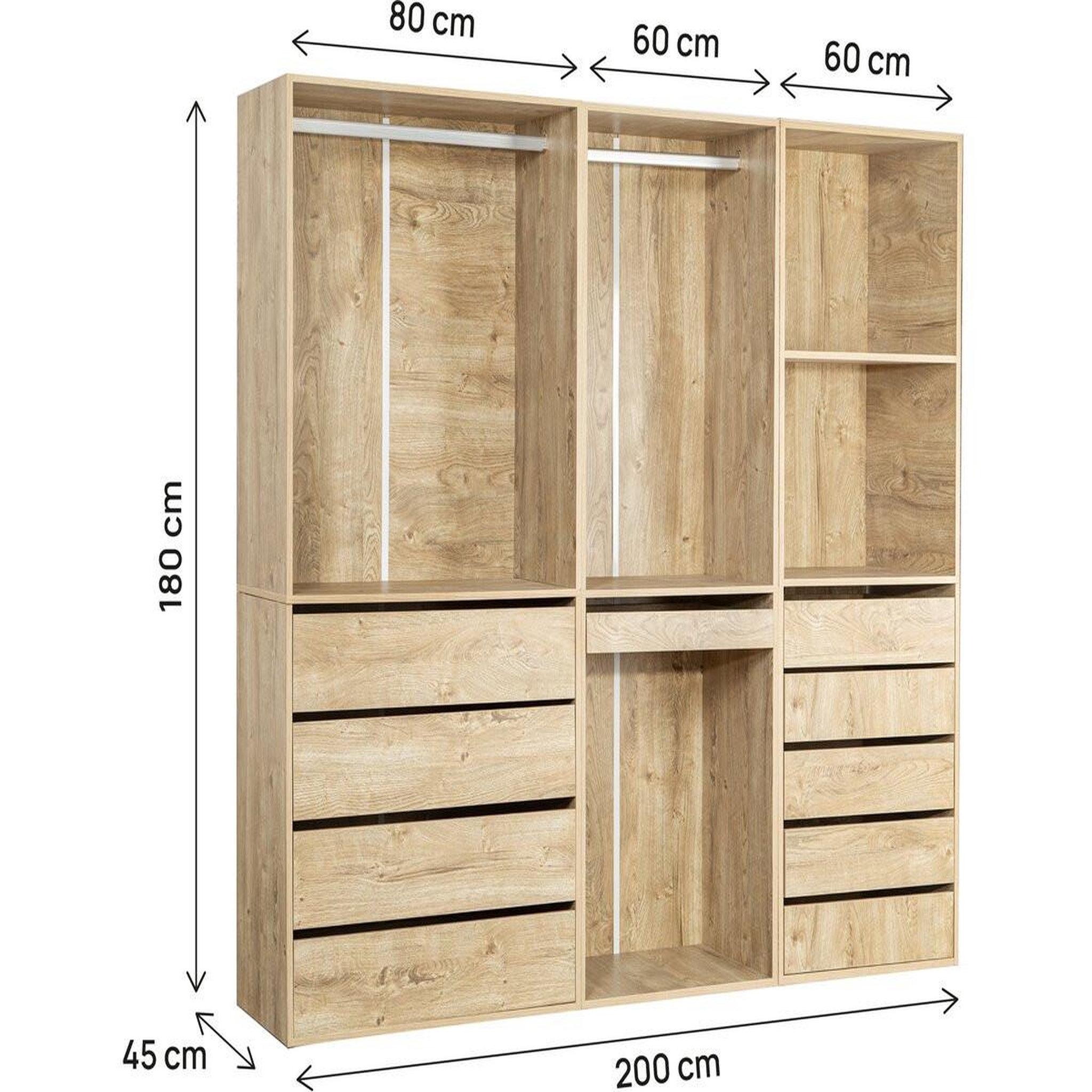 Voir la diapositive 3 : Habitat et Jardin Kit dressing   opéra   modulable - 3 éléments - beige