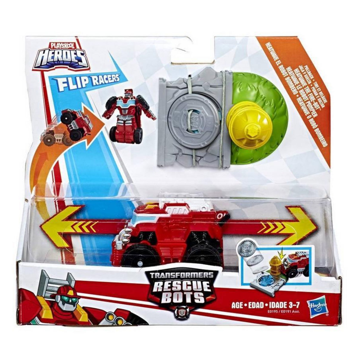 HASBRO Playskool Heroes Transformers Rescue Bot Heatwave Action 