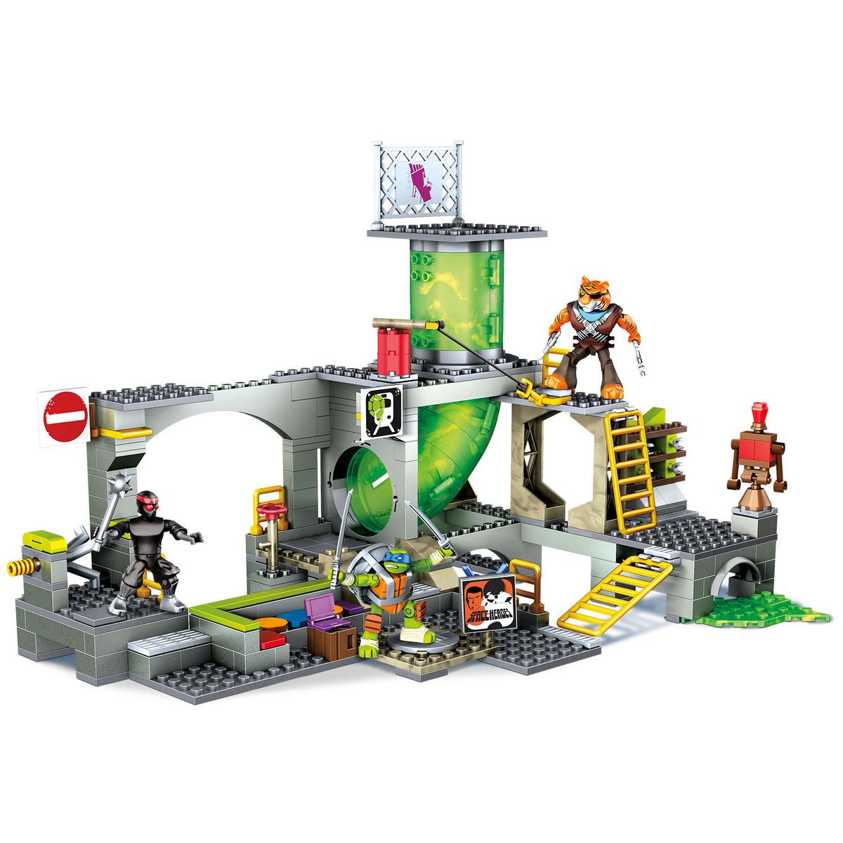MEGABLOKS Coffret égout - Tortues Ninja