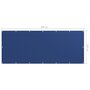 Voir la diapositive 5 : VIDAXL Ecran de balcon Bleu 120x300 cm Tissu Oxford