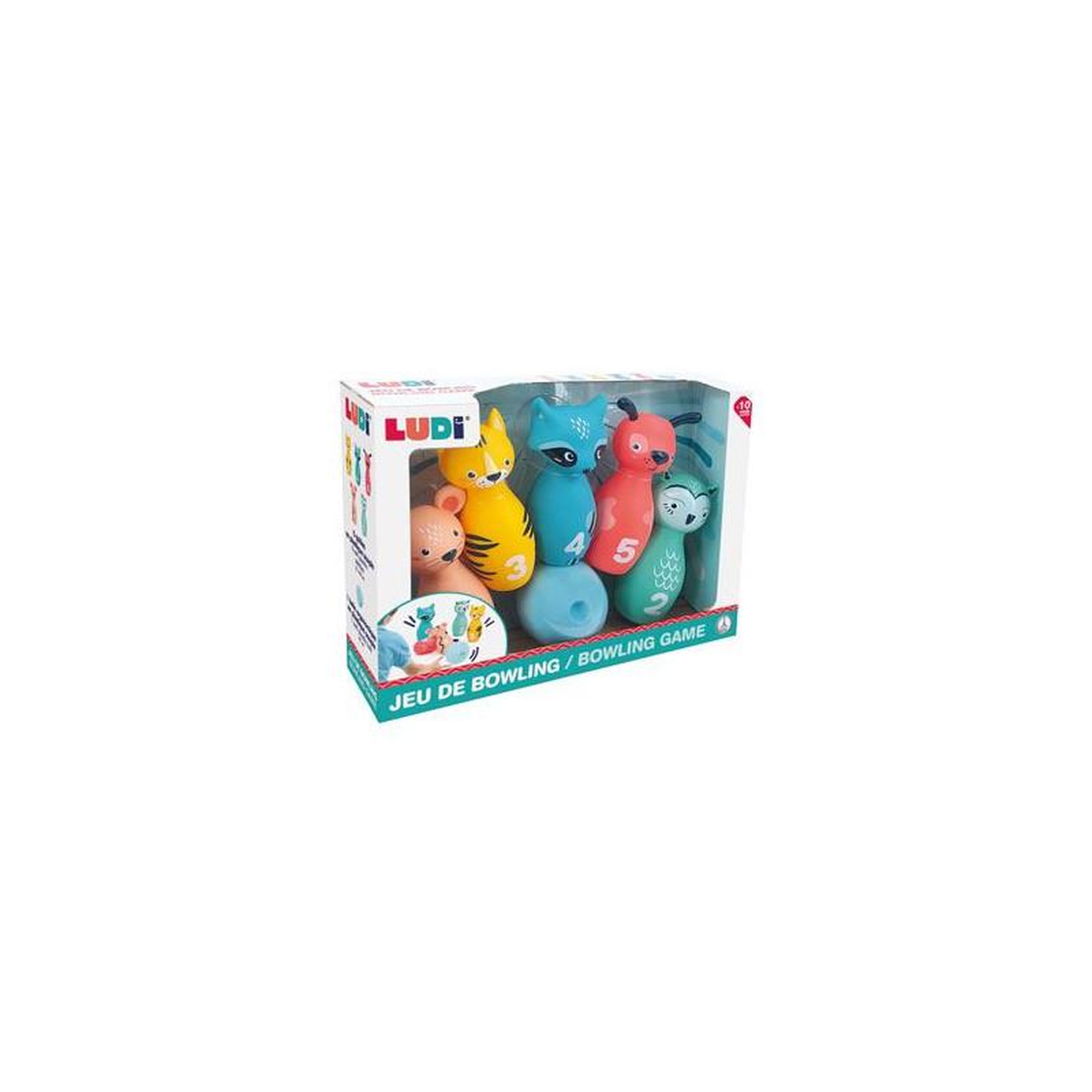 LUDI Jeu d éveil Ludi Quilles Souples