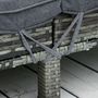 Voir la diapositive 4 : OUTSUNNY Bain de soleil transat 2 places - grand confort - dossier inclinable multi-positions - matelas fournis - résine tressée gris