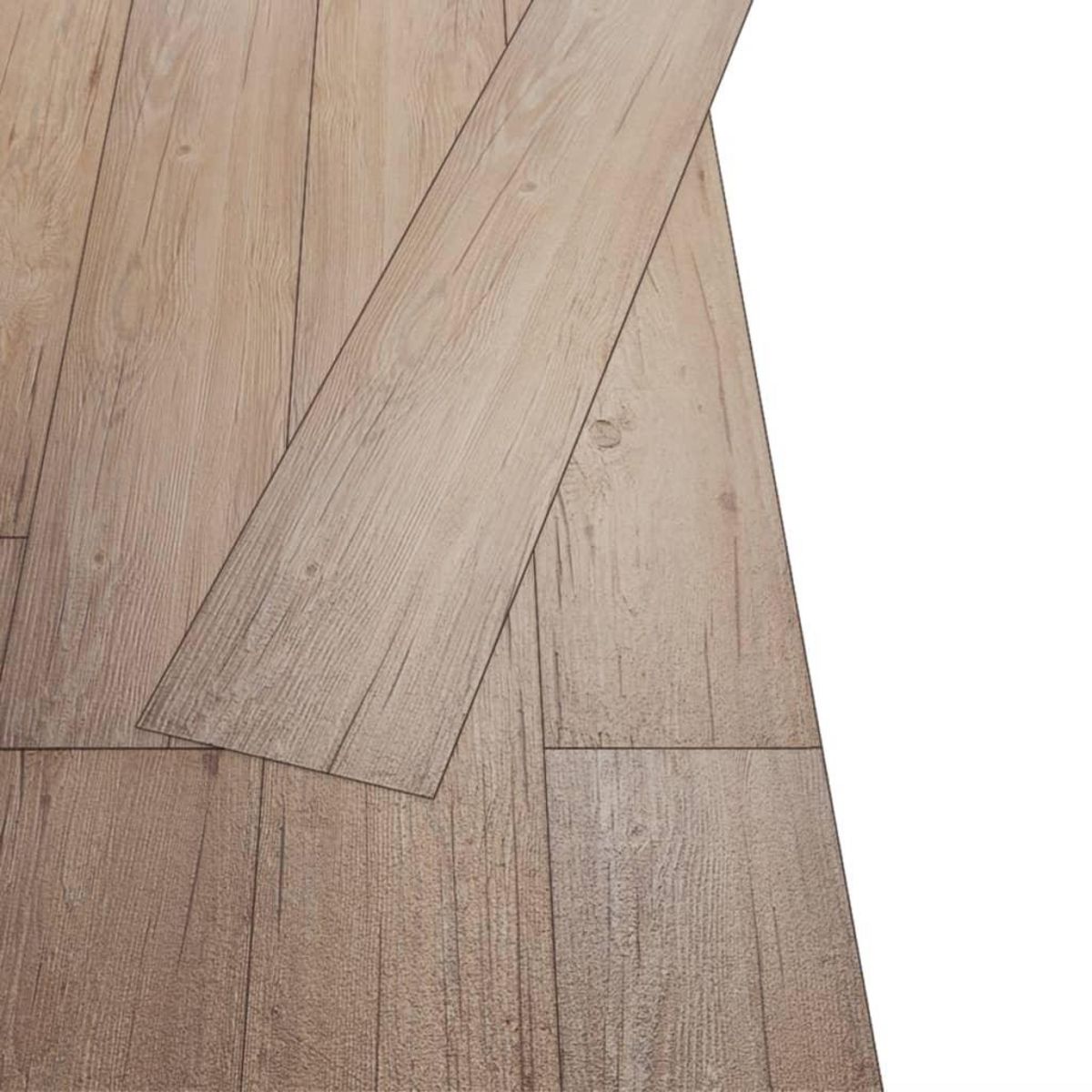 VIDAXL Dalles de plancher PVC autoadhesif 5,02 m^2 2 mm marron chene