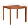 Voir la diapositive 5 : VIDAXL Table de jardin 85x85x74 cm Bois d'acacia massif