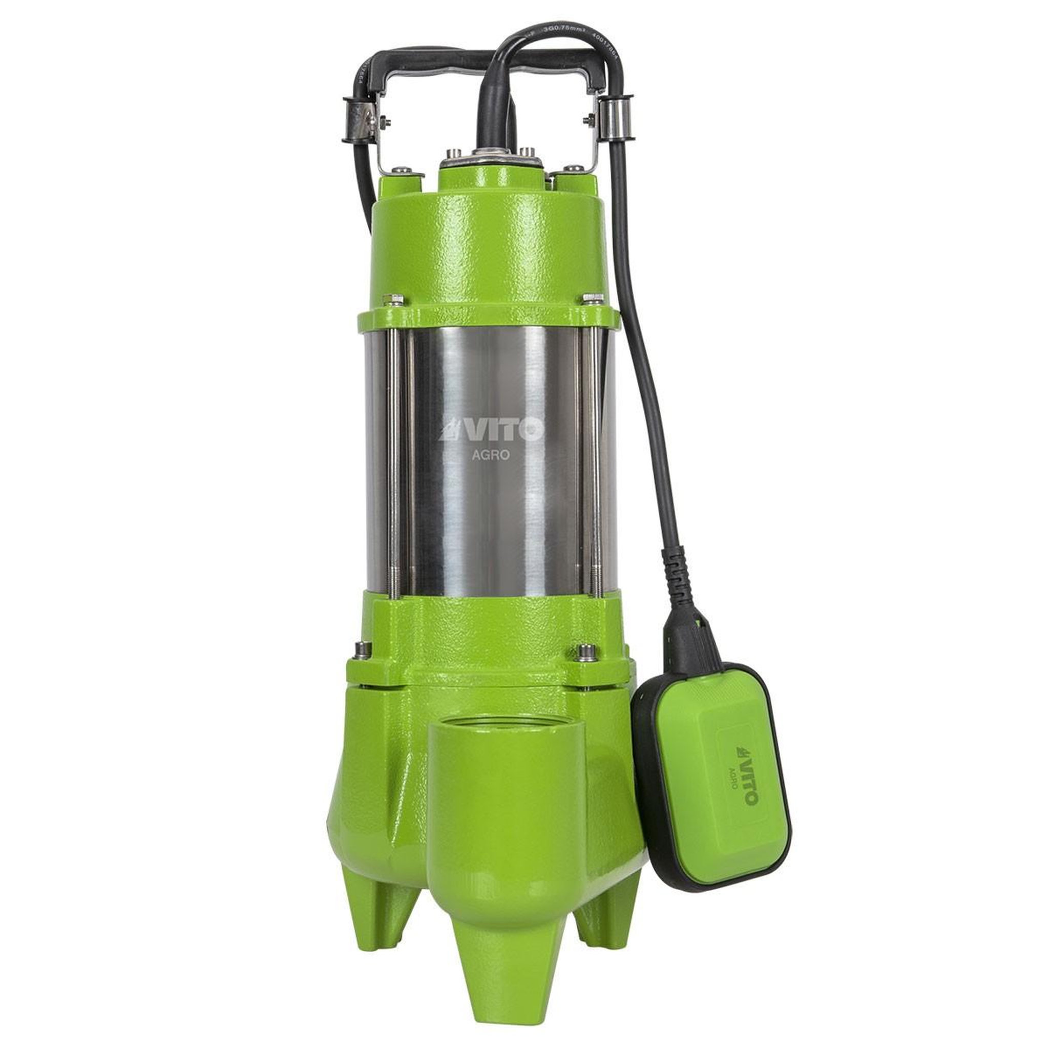 Voir la diapositive 6 : VITO Pompe de relevage eaux usées 1500w regards egouts caves inondées cuve acier inoxydable vito
