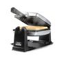 Voir la diapositive 2 : Domo Gaufrier rotatif 1400w inox/noir - DO9272W