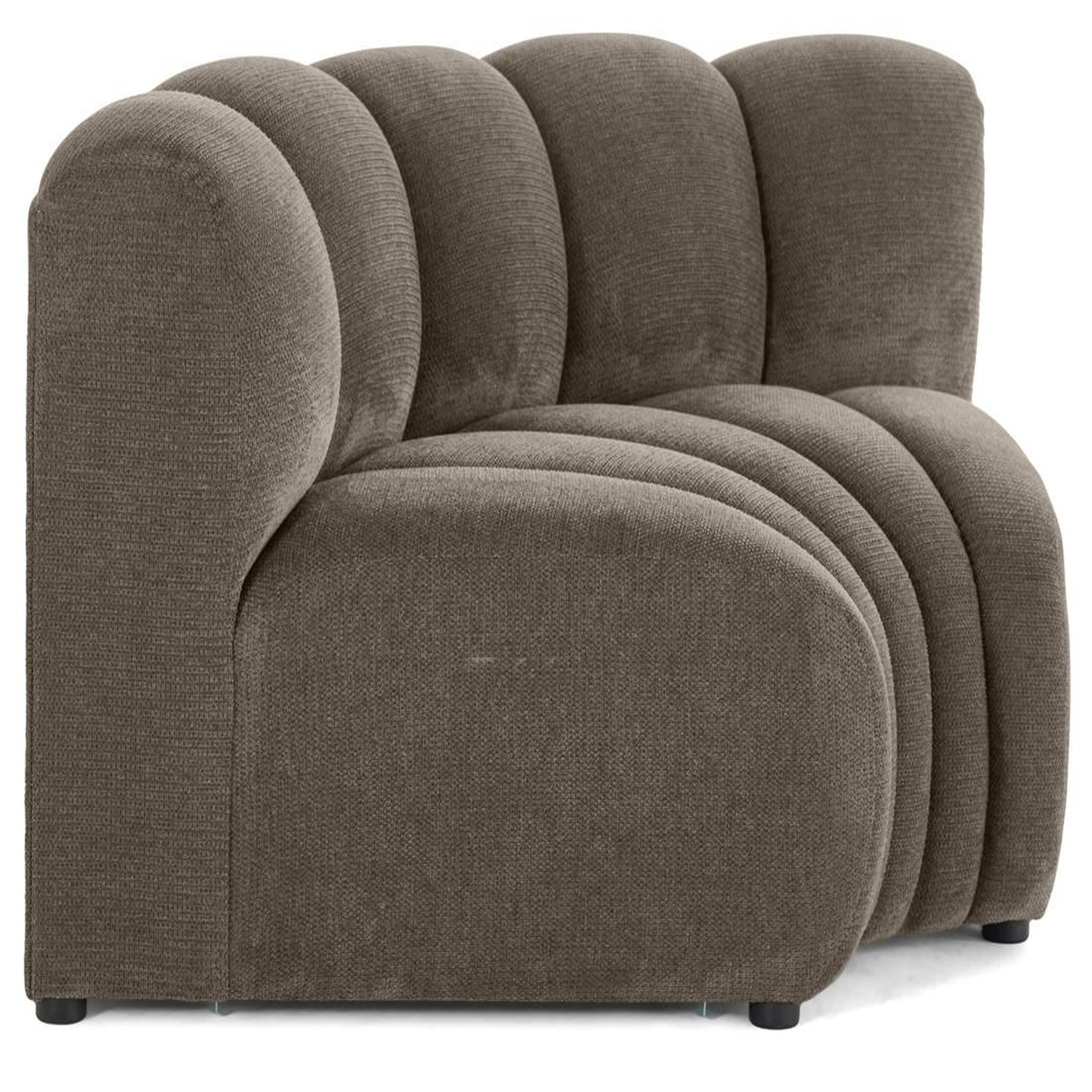 Voir la diapositive 5 : LISA DESIGN Debbie - module d'angle réversible en tissu texturé