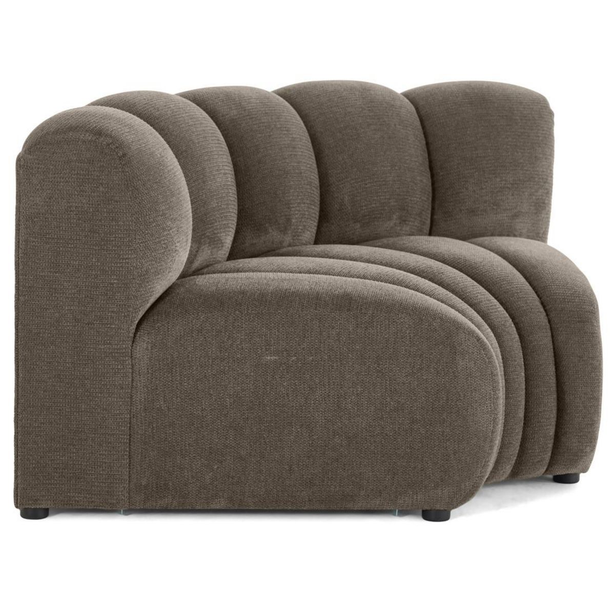 LISA DESIGN Debbie - module d'angle réversible en tissu texturé