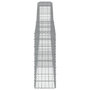 Voir la diapositive 5 : VIDAXL Paniers a gabions arques 25 pcs 400x30x80/100 cm Fer galvanise