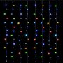 ACTUEL Guirlande extérieure rideau 140 led multicolore
