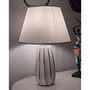 Voir la diapositive 5 : Paris Prix Lampe à Poser en Céramique  Emmi  45cm Argent & Blanc