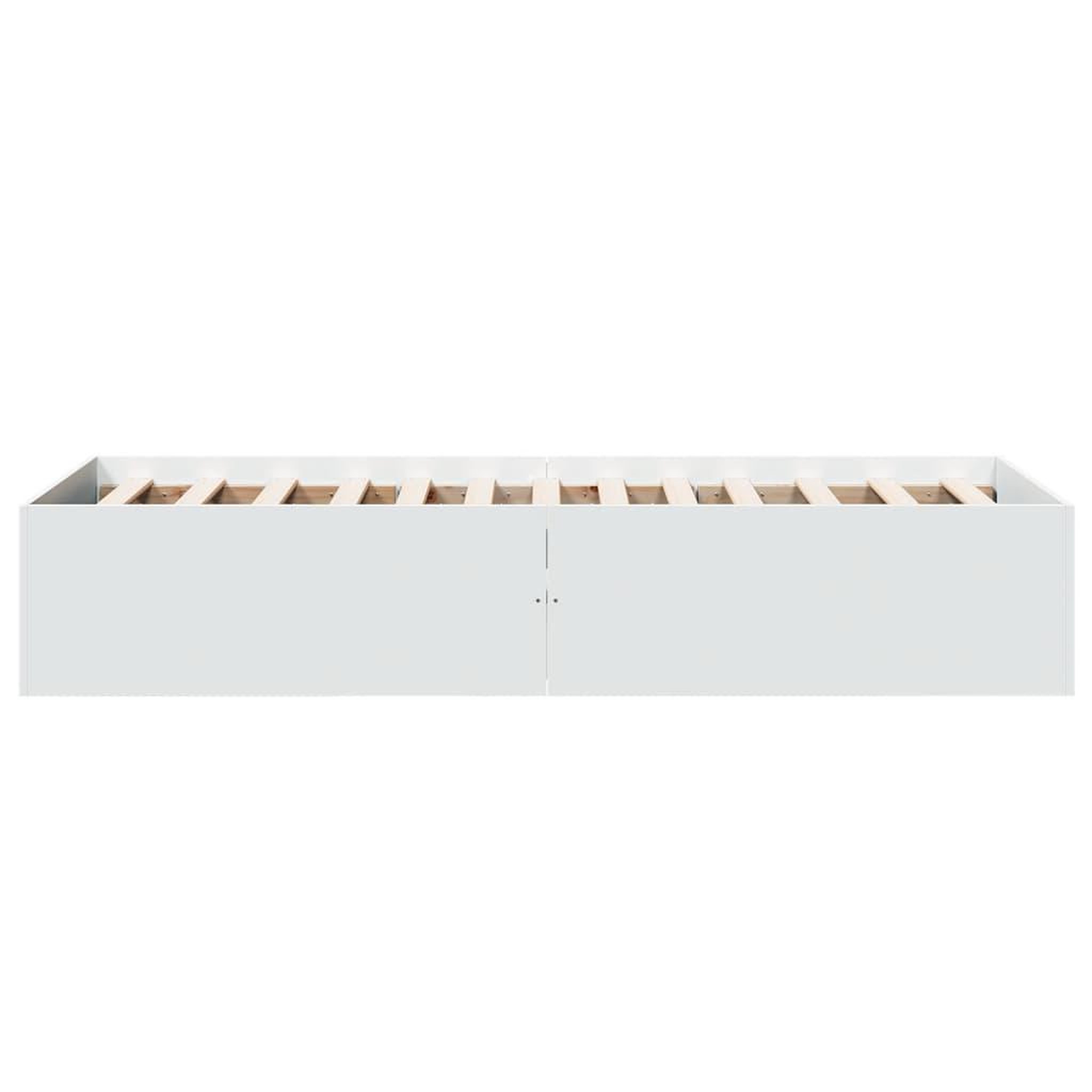 Voir la diapositive 5 : VIDAXL Cadre de lit sans matelas blanc 90x190 cm