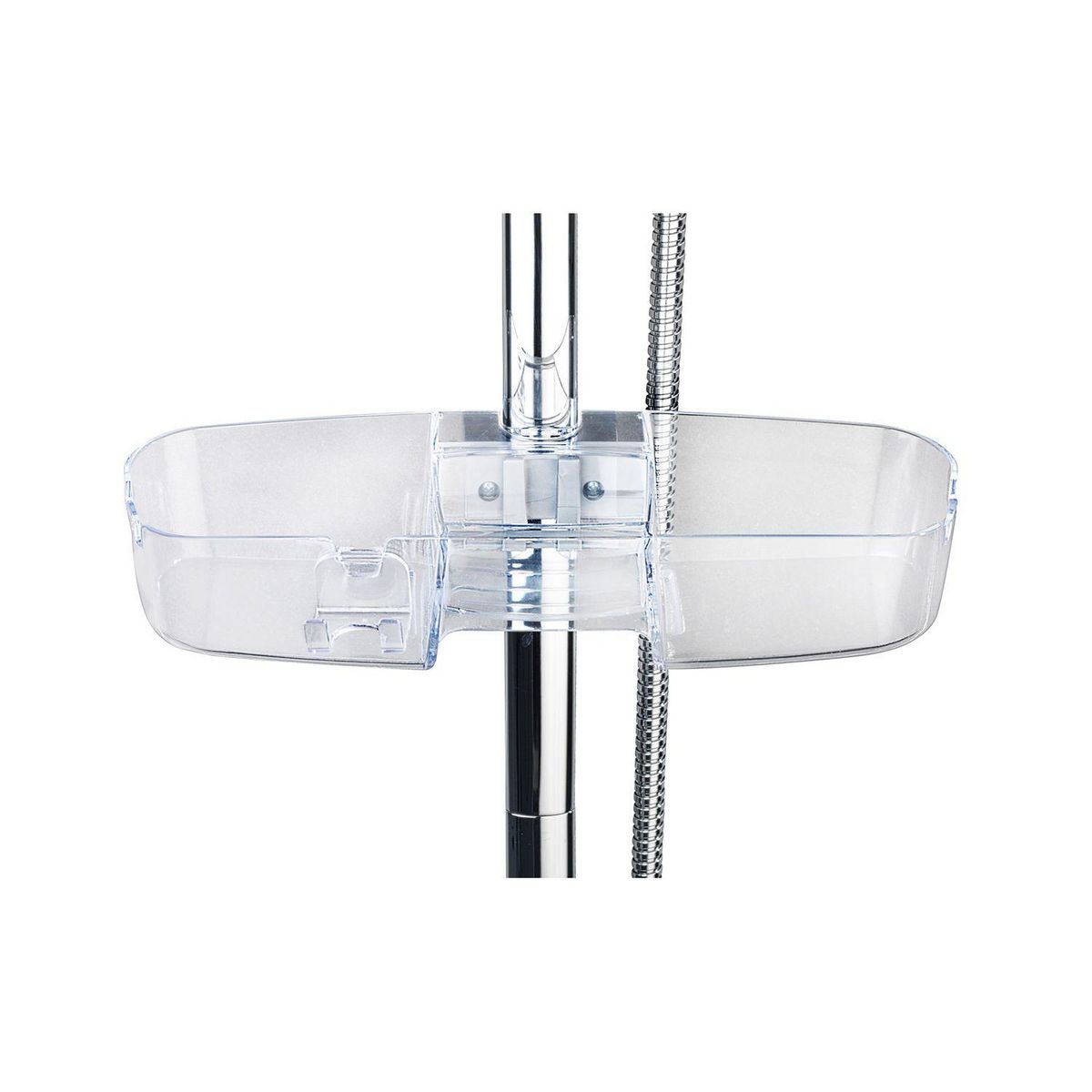 Wenko Etagère de douche Linoa - L. 36 cm - Transparent