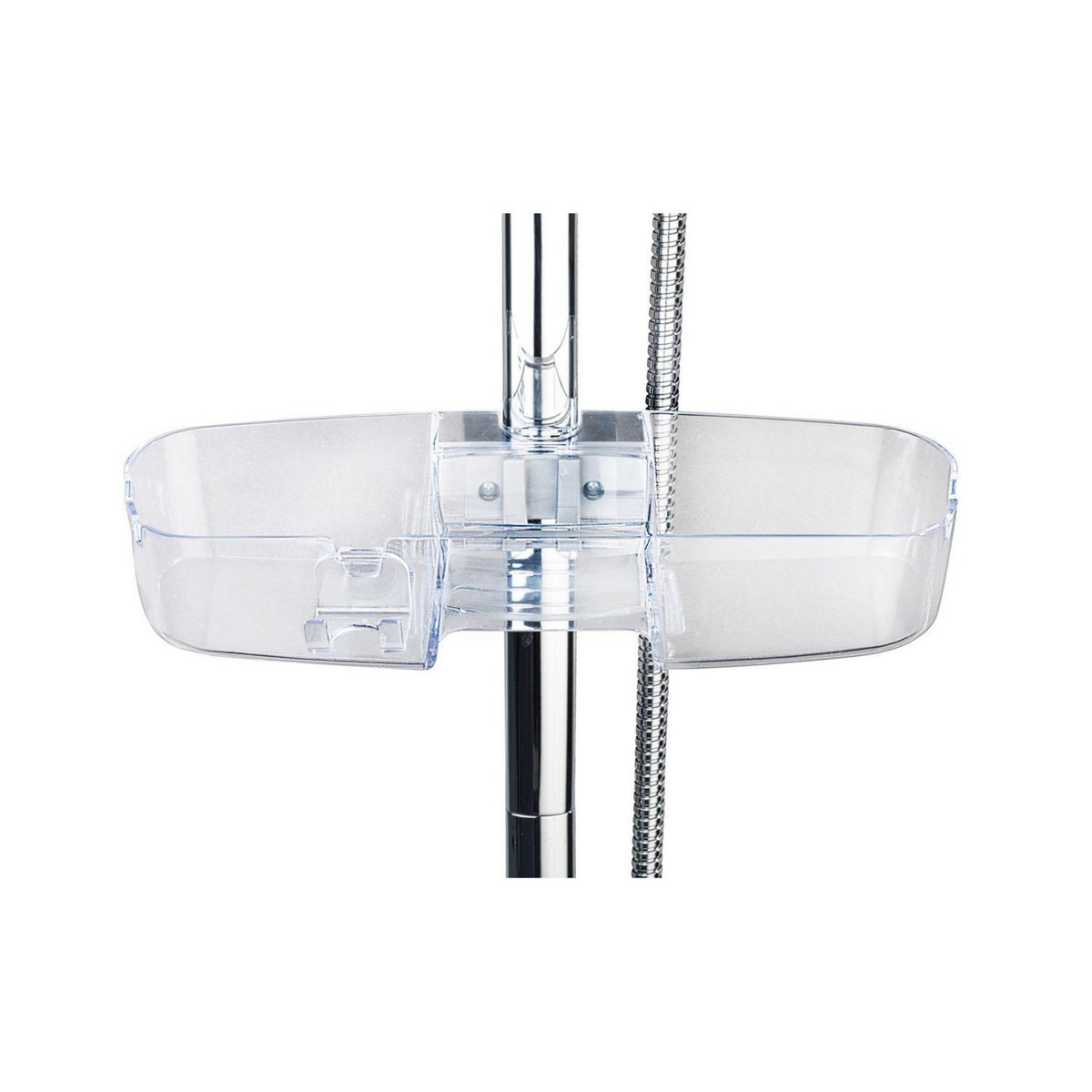 Wenko Etagère de douche Linoa - L. 36 cm - Transparent