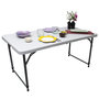Voir la diapositive 4 : WERKAPRO Table pliante rectangulaire WERKA PRO à pieds réglables  120x60x74cm