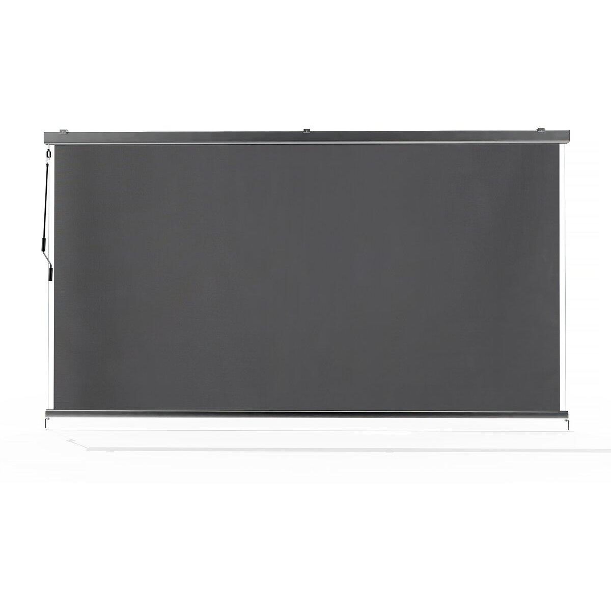 Habitat et Jardin Store pergola bioclimatique - 277 x 208 cm - Gris anthracite