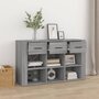 Voir la diapositive 3 : VIDAXL Buffet Sonoma gris 100x30x59,5 cm Bois d'ingenierie
