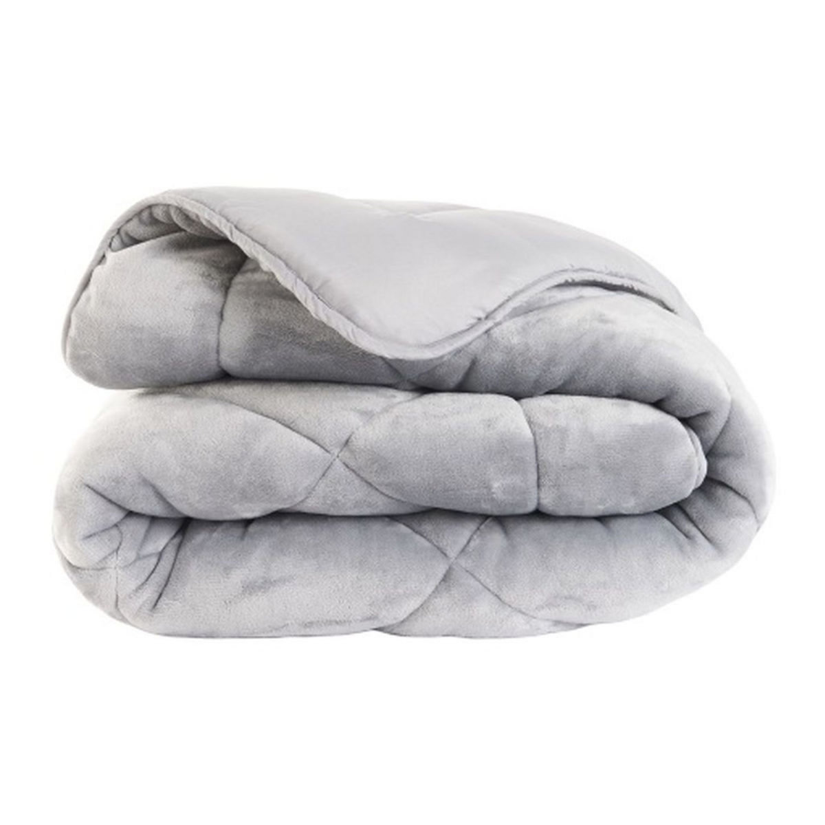 Couette chaude unie double face polaire 