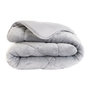 Voir la diapositive 2 : Couette chaude unie double face polaire 