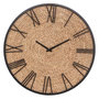 Voir la diapositive 1 : ATMOSPHERA Horloge Murale Déco en Paille  Nico  50cm Beige
