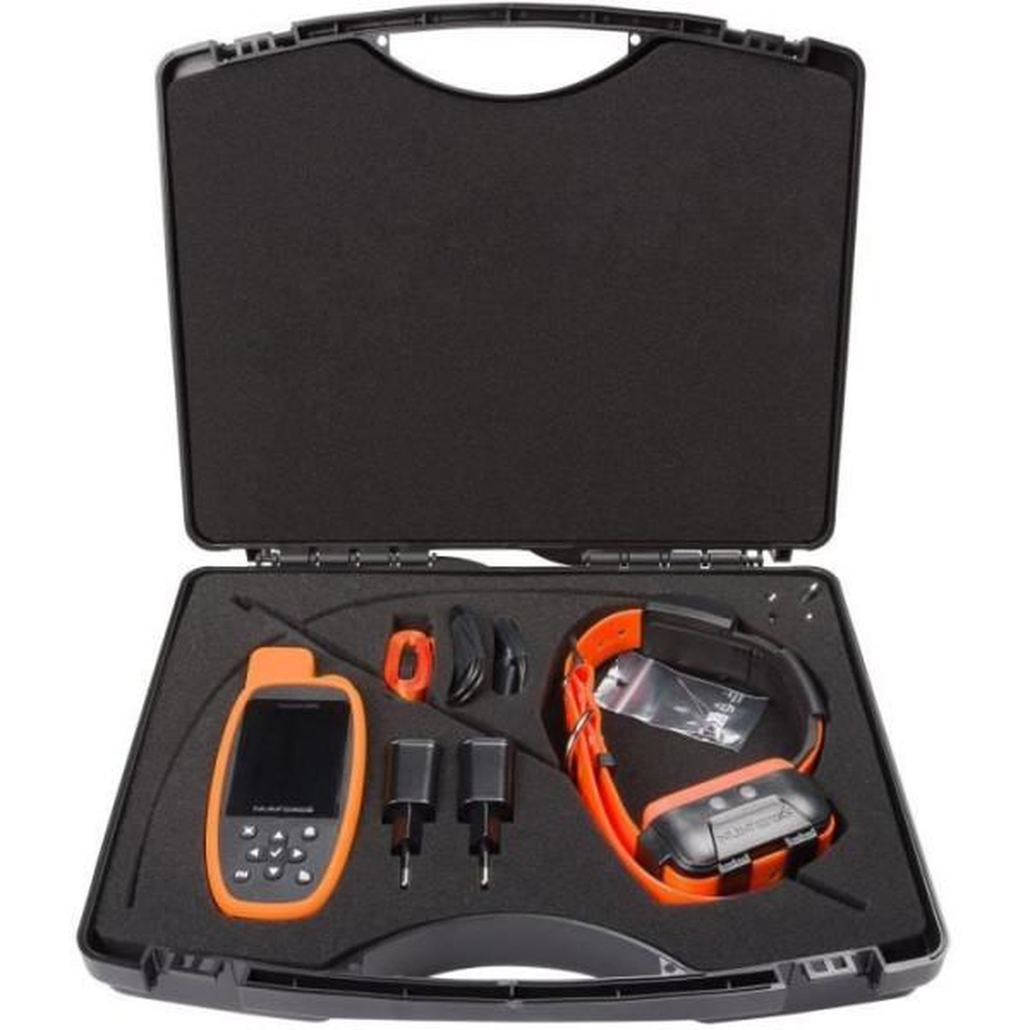Voir la diapositive 2 : NUM'AXES Ensemble complet collier - traceur gps - num'axes - canicom gps 2 - noir / orange