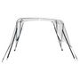 Voir la diapositive 4 : VIDAXL Toit bimini a 3 arceaux parois laterales 183x(154-167)x137 cm