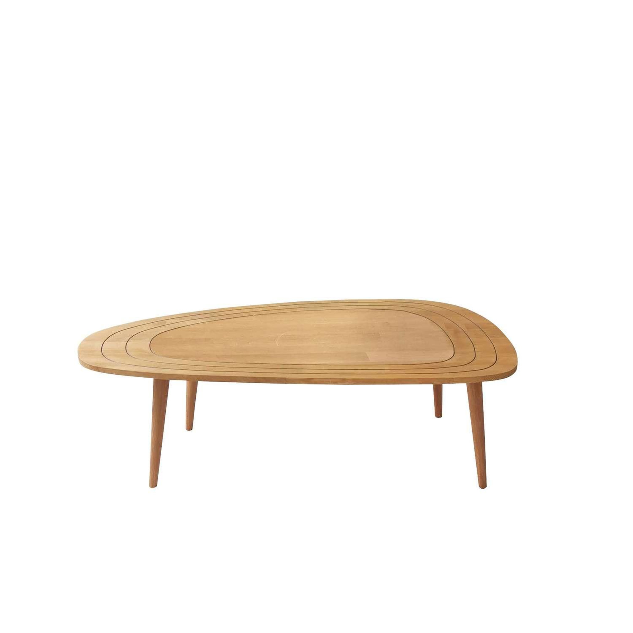 TOILINUX Table basse théodore en bois massif. Coloris disponibles : Gris