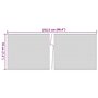 Voir la diapositive 6 : VIDAXL Brises-vues de jardin 10 pcs gris clair 252,5x19 cm PVC
