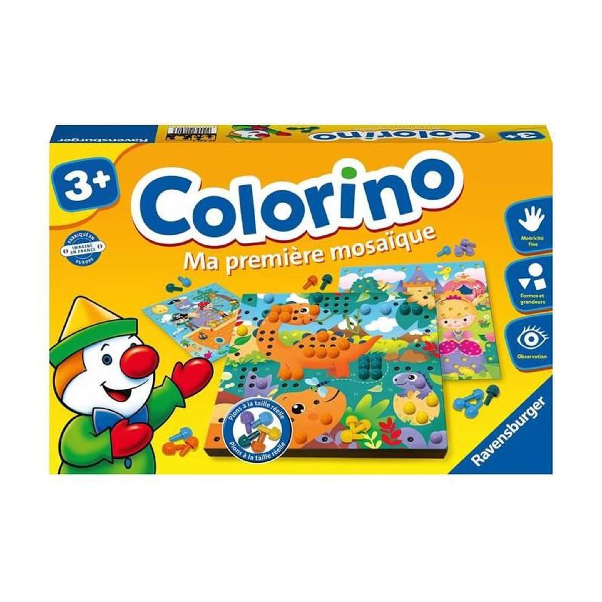 Voir la diapositive 1 : RAVENSBURGER Ravensburger - Colorino Ma premiere mosaique