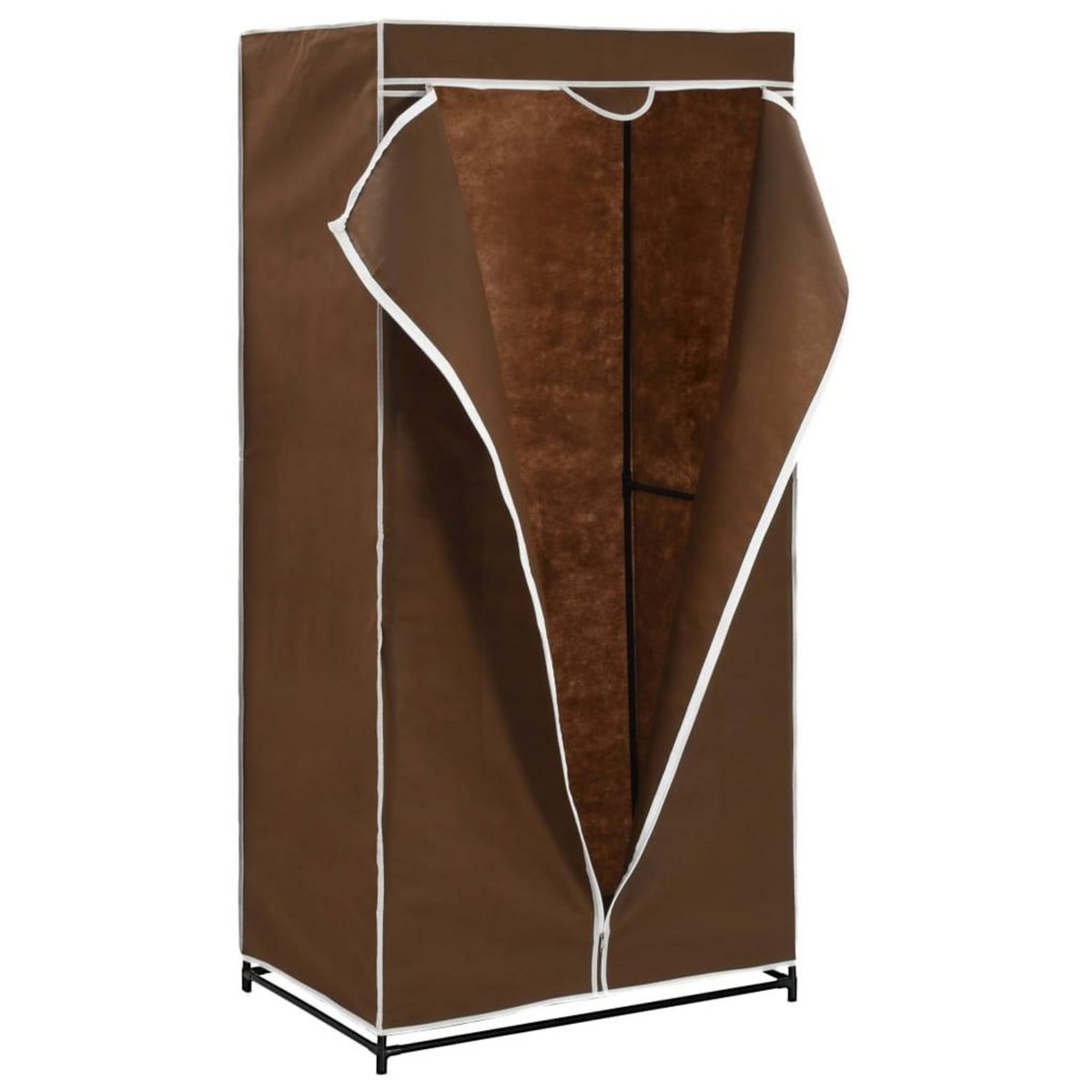 VIDAXL 2 pcs Garde-robes Marron 75x50x160 cm