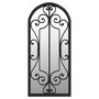 Voir la diapositive 2 : VIDAXL Miroir de jardin Noir 100x45 cm Fer pour utilisation exterieure