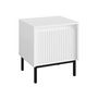 Voir la diapositive 4 : BEST MOBILIER Girona - table de chevet - blanc - 45 cm