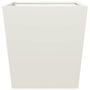 Voir la diapositive 4 : VIDAXL Jardiniere blanc 50x50x50 cm acier