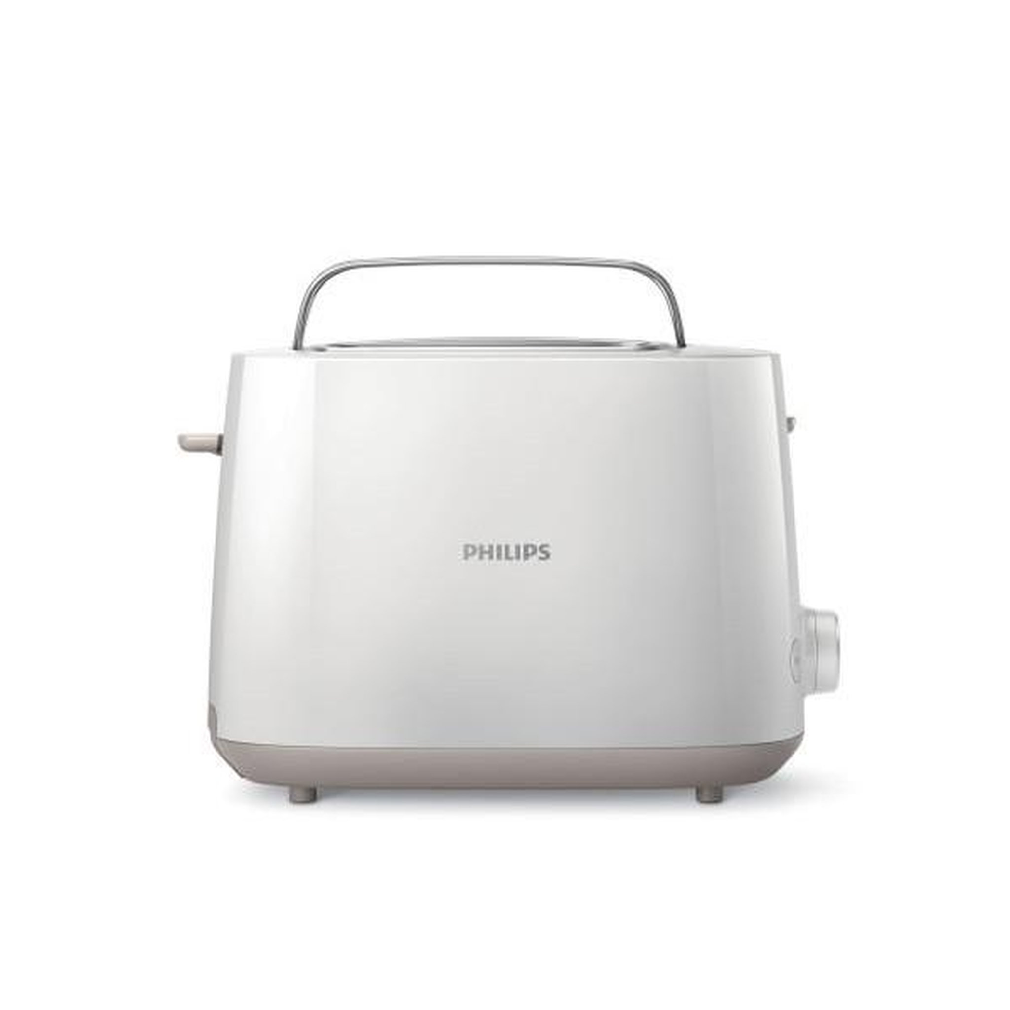 Voir la diapositive 2 : Philips Grille pain - toaster electrique  - philips - hd2581/00 - 2 fentes extra larges - 8 niveaux de dorage - 830 w - réchauffe viennoiseries - blanc