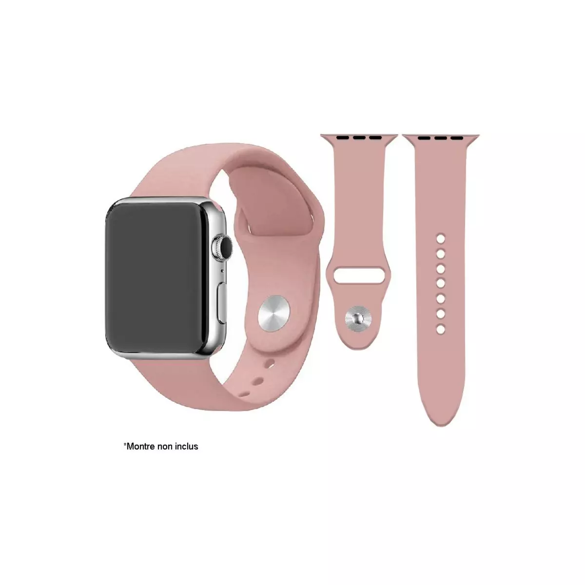 IBROZ Bracelet Apple Watch SoftTouch 42/44/45mm rose