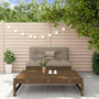 Voir la diapositive 1 : VIDAXL Salon de jardin 2 pcs marron miel bois de pin massif