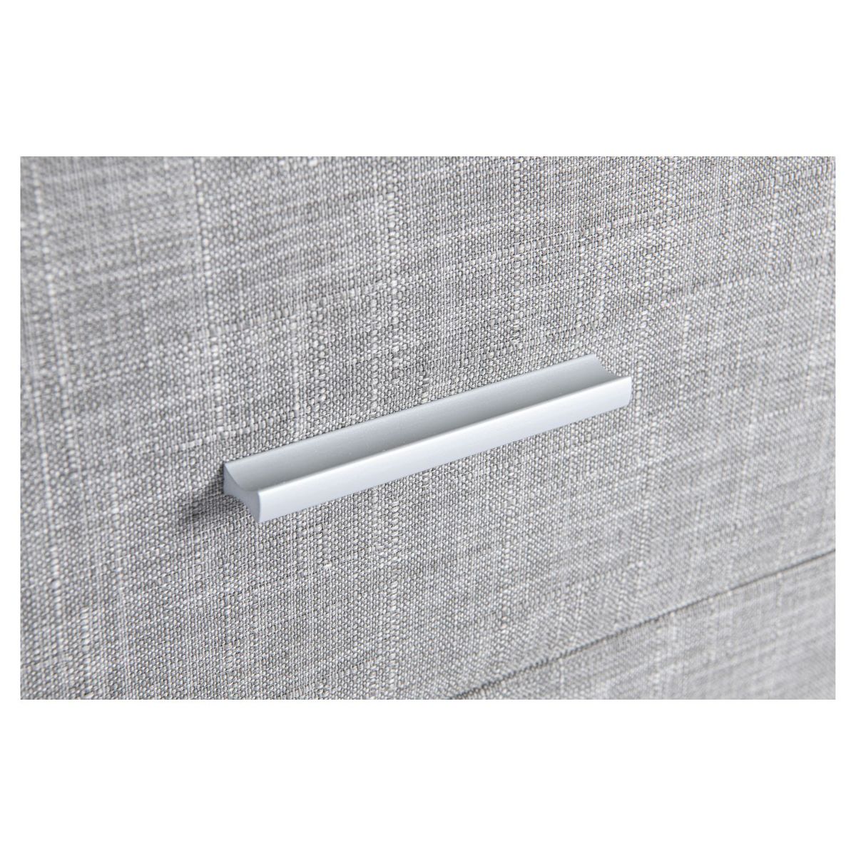 Table de chevet 2 tiroirs en PU LAGOA