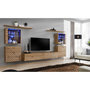 Voir la diapositive 2 : Paris Prix Ensemble Meuble TV  Switch Lamel XIV  320cm Naturel