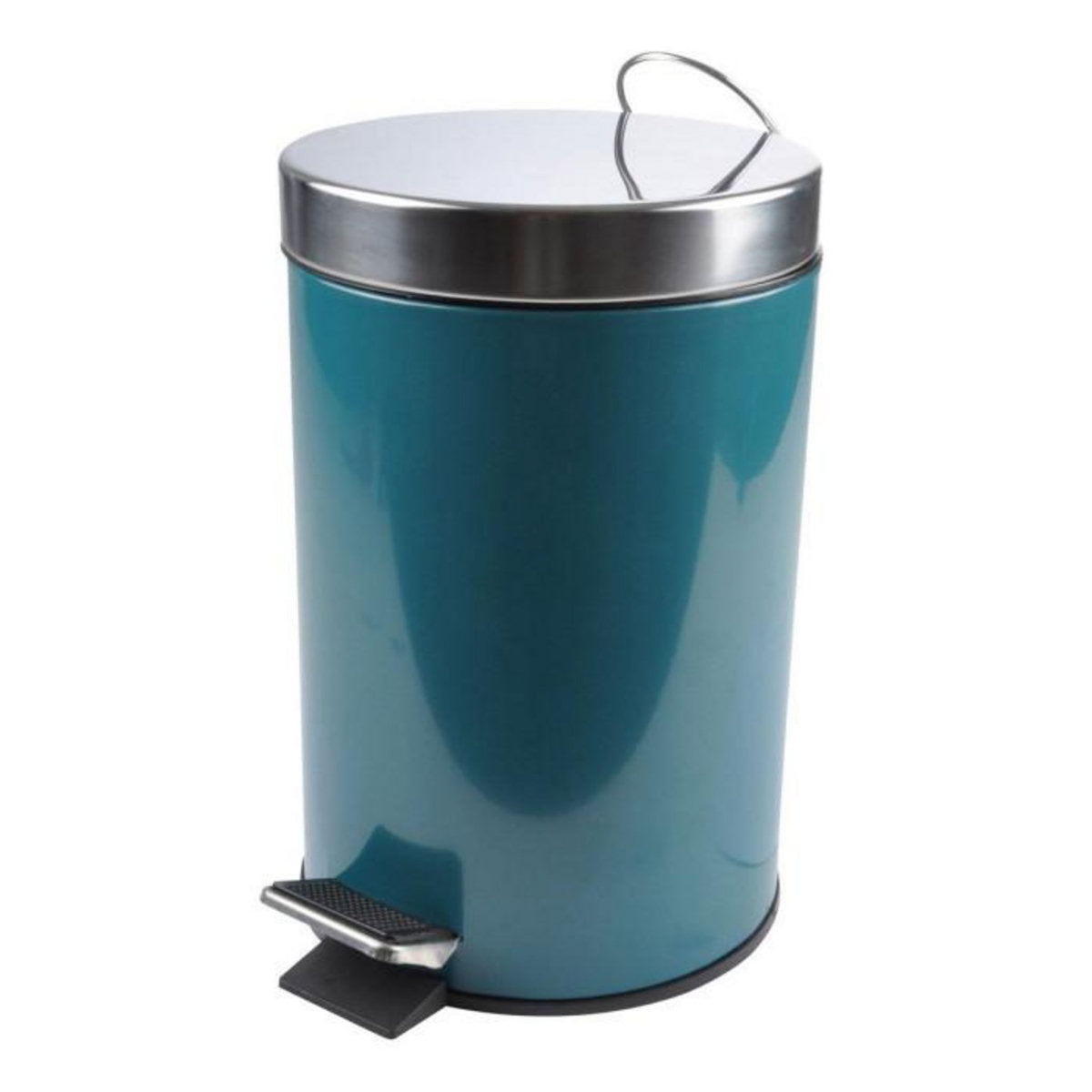 Paris Prix Poubelle à Pédale  Vitamine II  3L Bleu Émeraude